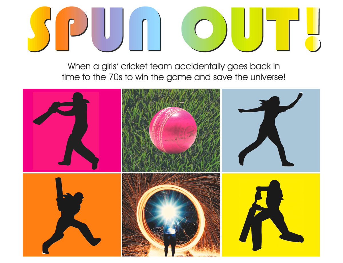 Spun Out! 

Teammates in a women’s cricket team become accidental time travellers and are flung back to the 1970s. To find their way home they must defeat the best men’s team in the country and save the universe!

#ScreenPit
#co #dr
#screenwriters