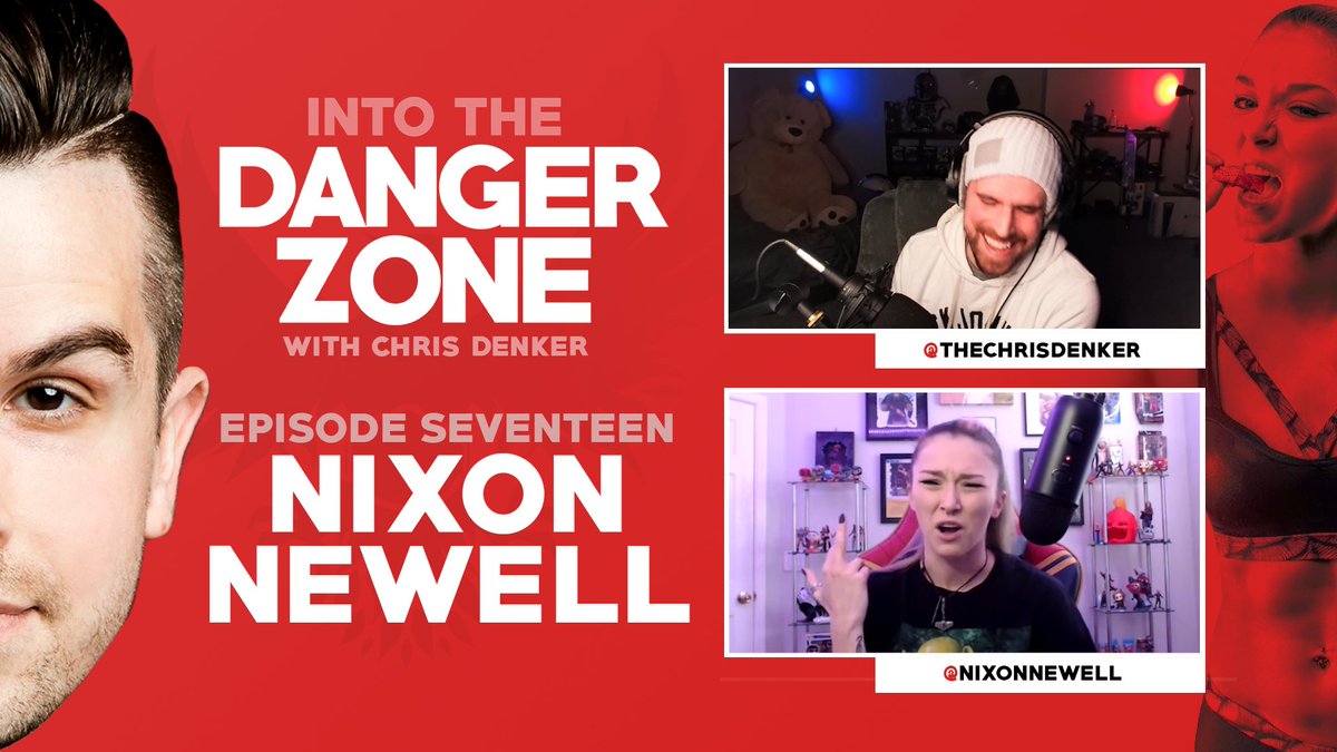 thechrisdenker's tweet photo. This shot pretty much describes exactly how our conversation went lmao @TeganNoxWWE_ 

Full episode drops tonight! 🙌🏻⚠️
@dangerzonepod https://t.co/bMvcb09WIj