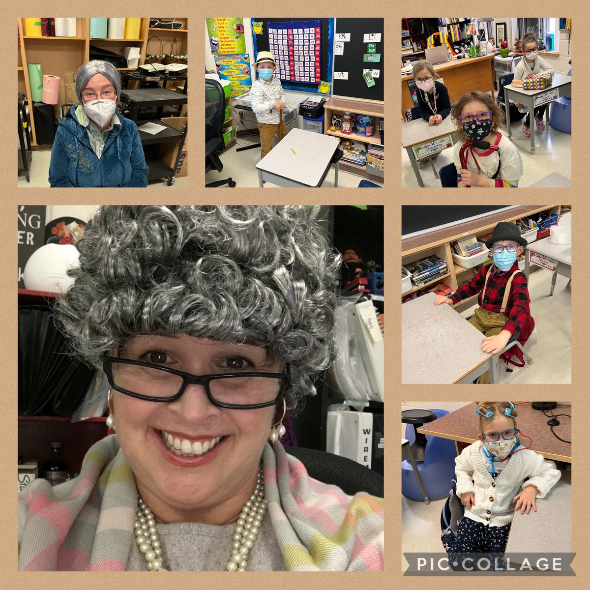 MustangUpdate's tweet photo. Thank you Mrs. Hundred for joining our Fabulous Firsties in our 💯 days of school celebration. #Happy100Day https://t.co/oW8z4m3Urc