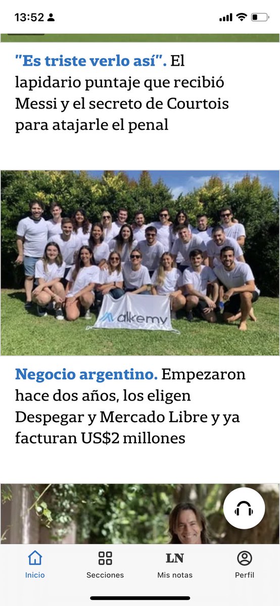 Gracias <a href="/LANACION/">LA NACION</a> por la oportunidad! 

<a href="/JeanPierreSH/">Jean Pierre</a> nos cuenta más acerca de <a href="/alkemy__/">Alkemy</a> 🚀