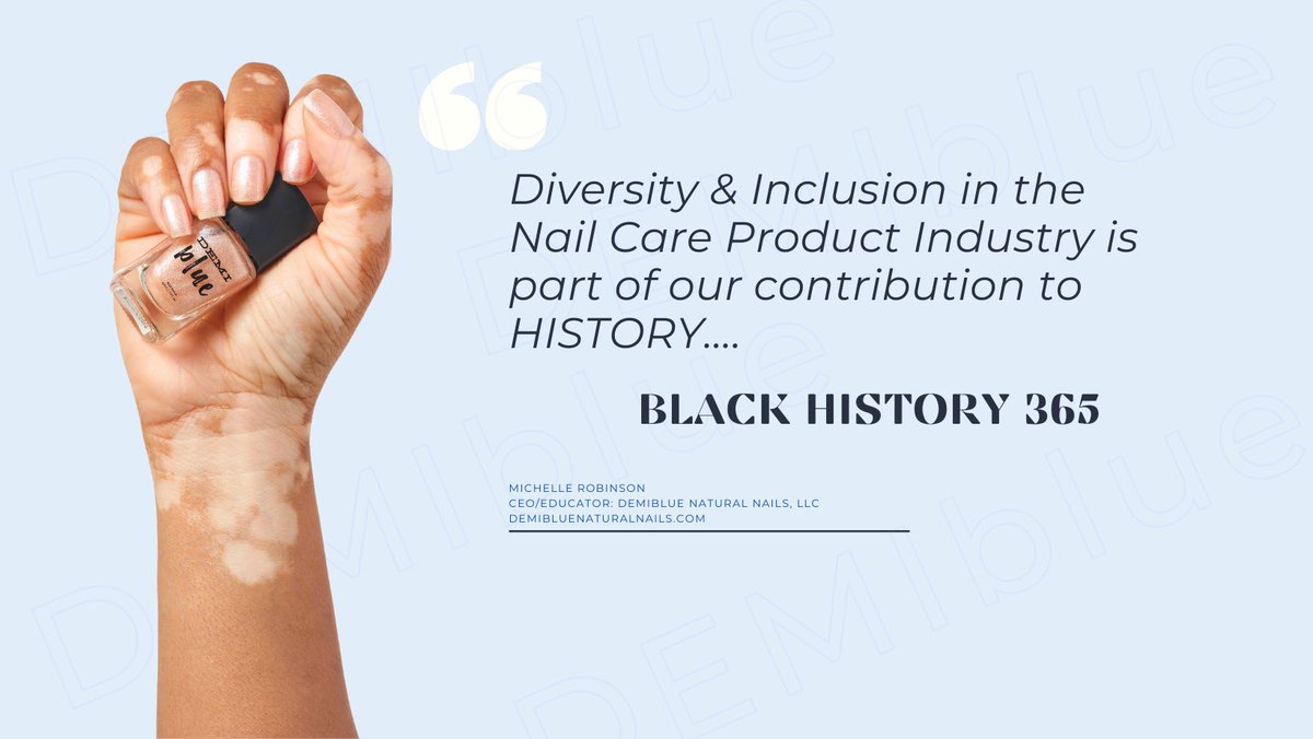 DEMIbluenn's tweet photo. Hey Nailfriends 💅🏾
We want to continue to show up in our community in ways that are meant to provoke change….and to make HERstory doing so💙
Be the change &amp; the movement you want to see. 
📸 Product Photographer Demetrius Meachy Neal
💅🏾Hand Model Devon Graham https://t.co/1akwKGnF1r