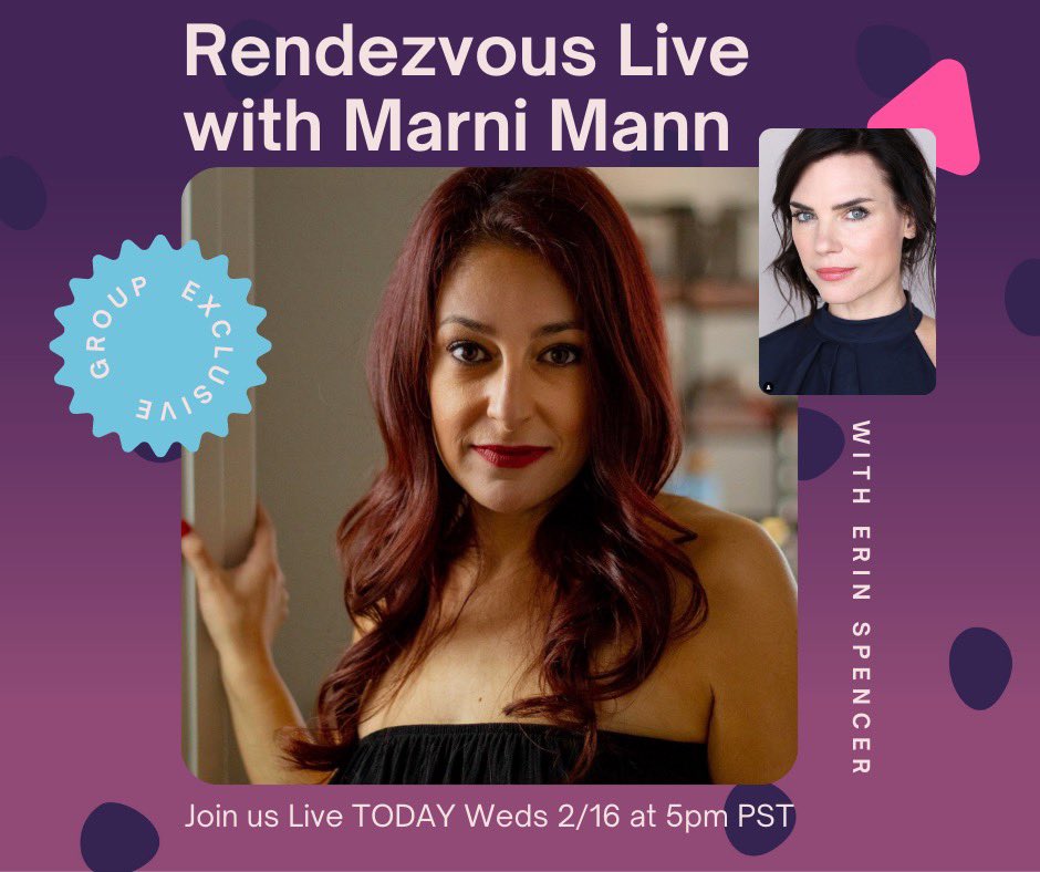 One Night Stand Studios (@ons_studios) on Twitter photo 🚨TONIGHT🚨 FB Live with @MarniMann on Rendezvous (facebook.com/groups/rendezv…) at 5pm PST 🚨TONIGHT🚨 FB Live with @MarniMann on Rendezvous (facebook.com/groups/rendezv…) at 5pm PST