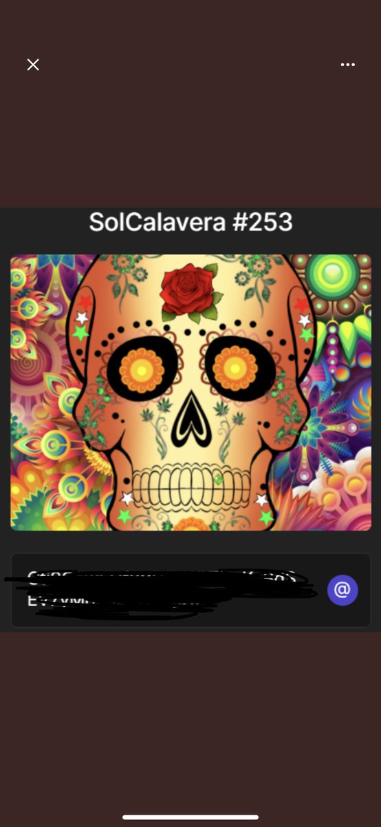 clanfggdark's tweet photo. Thanks @NFTopiaHub for the sweet sugarskull https://t.co/IoACZL1L2e