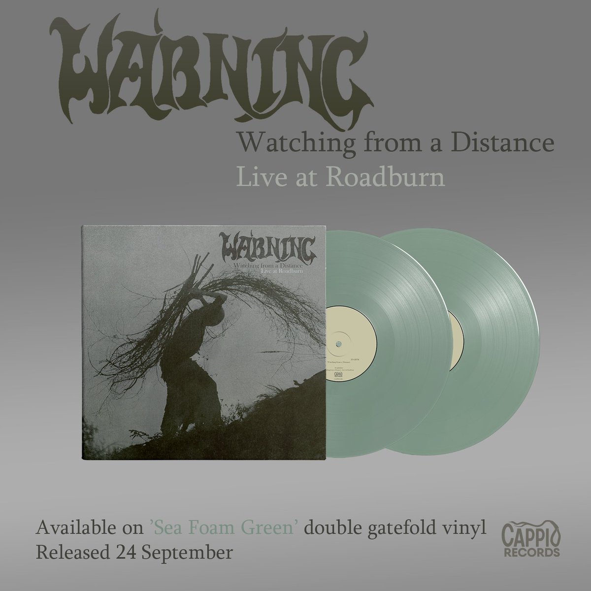 There are just a few copies left of the Warning - Watching From A Distance - Live at Roadburn vinyl left over on Bandcamp. I kept a few back in case of missing records/damages, so this is your last chance to get a copy of this record. 

warningdoom.bandcamp.com/album/watching…
