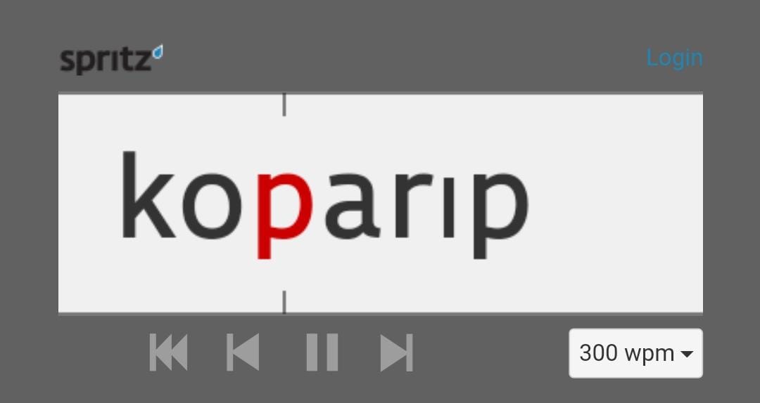 Haberleri, makaleleri, kitapları kısacası herhangi bir metni hızlıca okumak istiyorsanız tek yapmanız gereken metni bu siteye kopyalayıp hızı seçmek. Gözünüzü tek bir noktada tutarak daha hızlı okuyabilirsiniz.

👉🏻readsy.co