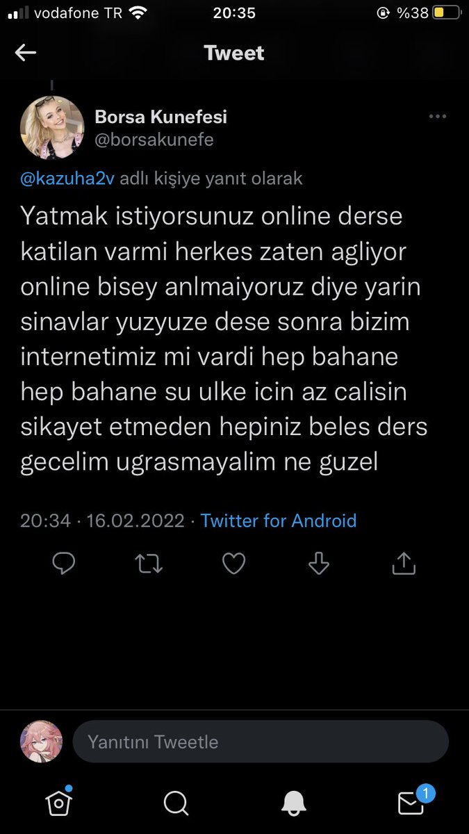 xiaomain88's tweet photo. sinirlerim bozuldu cahilliğe bak #EğitimiOnlineYapın https://t.co/pJKjBvhGb0