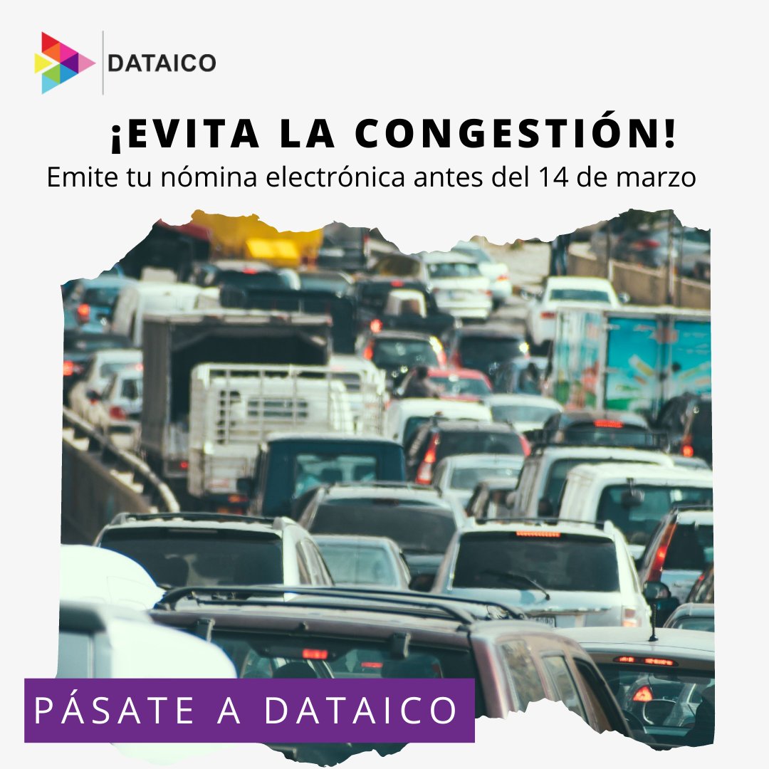 dataico_'s tweet photo. ¿Tienes de 1 a 10 empleados y dejas todo para última hora? 😣 Evita que la congestión te acarree una sanción. 🤓 Usa Dataico ya y emite tu #nóminaelectrónica a tiempo. Escríbenos para más información ⬇️ https://t.co/YK4RZpw80n
