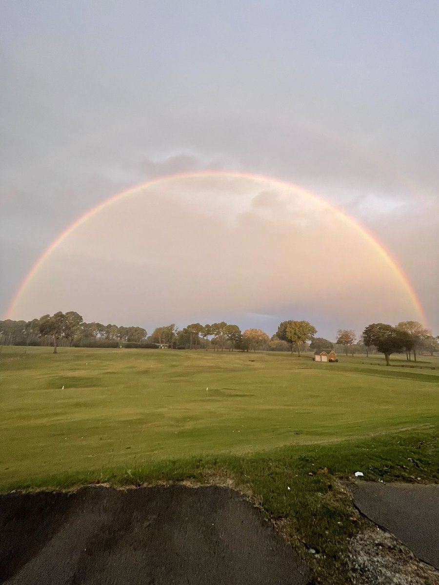 This could be a picture of a new “force field” our Golf Course Superintendent, Dan Johnson, is trying out to protect the greens during freezing weather. 

Dan does a great job with the course. We cannot confirm nor deny that he uses force fields. 😎😂 #thehick #ohcc