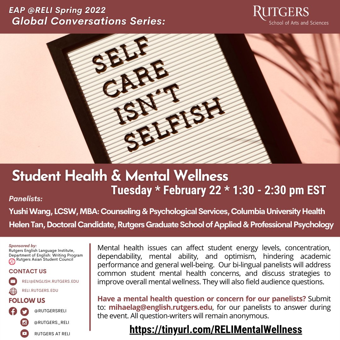 RELI - Rutgers English Language Institute tweet media