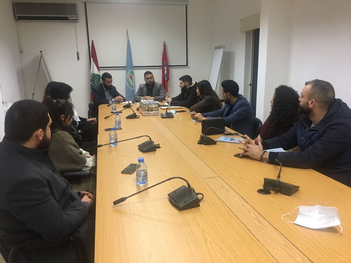 PYOLebanon's tweet photo. عقدت الأمانة العامة لمنظمة الشباب التقدمي إجتماعاً مع إتحاد شباب وطلاب حزب الهنشاك الإشتراكي الديمقراطي ، بحضور رئيس الإتحاد ديكران مهرانيان، وأمين عام منظمة الشباب التقدمي نزار أبو الحسن وذلك نهار الثلاثاء ١٥/٢/٢٠٢٢، في مركز الحزب التقدمي الاشتراكي- وطى المصيطبة. https://t.co/ro2EjTxNHr