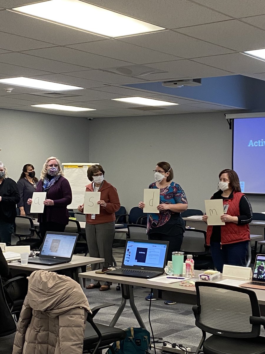 Learning about the value of phonics and the importance of teaching letter sounds vs sight words for students with complex needs during “Literacy for All” <a href="/LIU12_PD/">Lincoln IU12 PD</a> <a href="/LIU12_TaC/">TaC_IU12</a> <a href="/LincolnIU12/">Lincoln IU12</a> <a href="/LIU12_Inclusion/">TaC Inclusive Practices LIU 12</a> <a href="/JessMillerIU12/">Jessica Miller, EdD</a> #literacyforall #liuassistivetech #ScienceofReading #AAC
