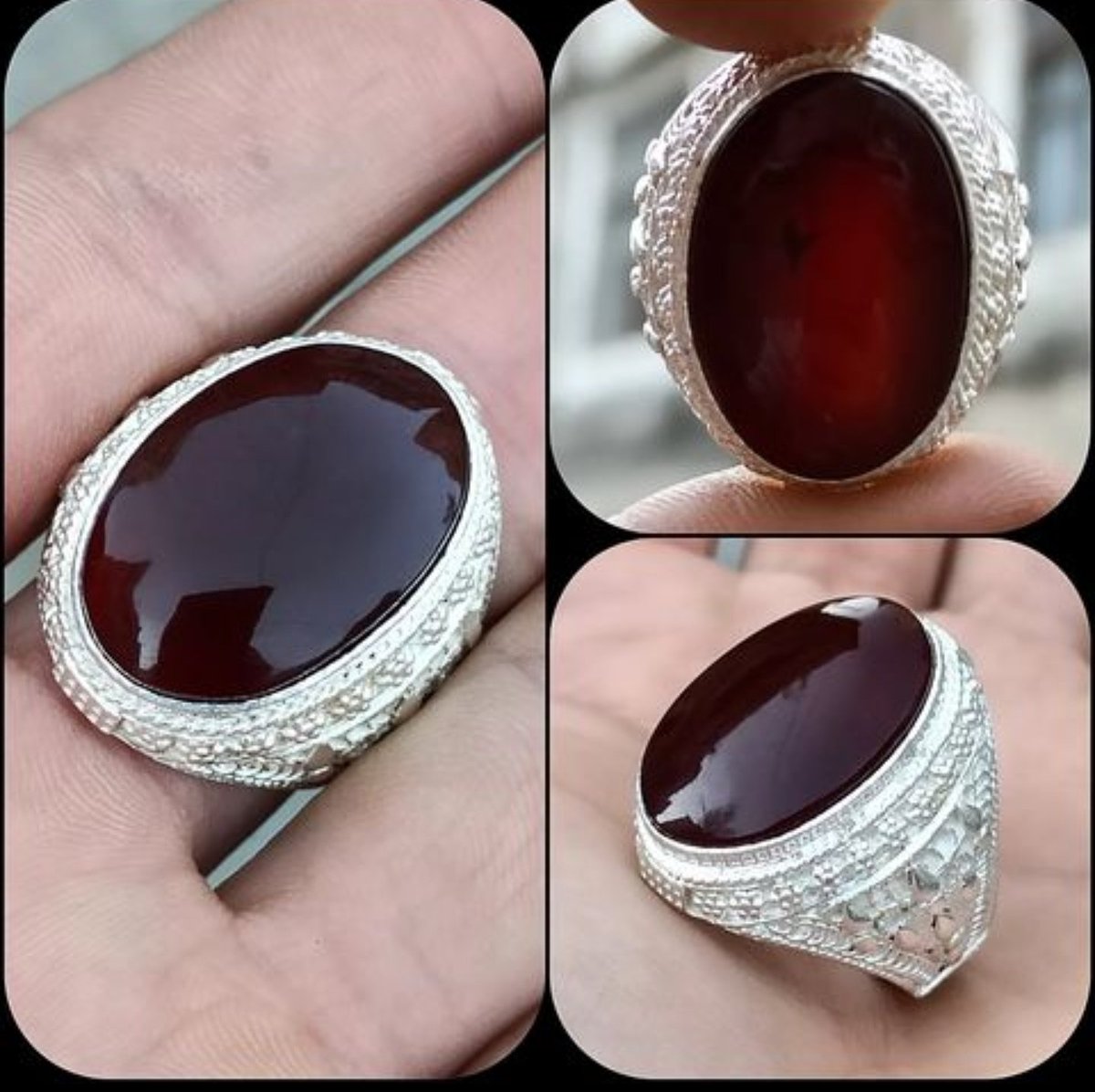 King of Rock 💍 (@wg8psd) on Twitter photo عقيق روماني طبيعي 
يماني
خاتم فضه مشغله يدويه
#handmade
 عيار925 
للطلب جملة اوتجزئه التواصل #وتساب +967770678408 عقيق روماني طبيعي 
يماني
خاتم فضه مشغله يدويه
#handmade
 عيار925 
للطلب جملة اوتجزئه التواصل #وتساب +967770678408