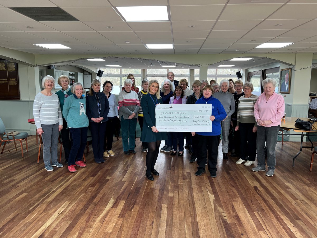 Last year we were kindly chosen as <a href="/TheydonGolf/">Theydon Bois Golf Club</a> Ladies Section's 'Charity of Choice 2021', by Captain Jill James. The ladies raised an amazing £5,345 through various Golfing Events as well as multiple raffles throughout the year. 
Thank you so much to to everyone💛