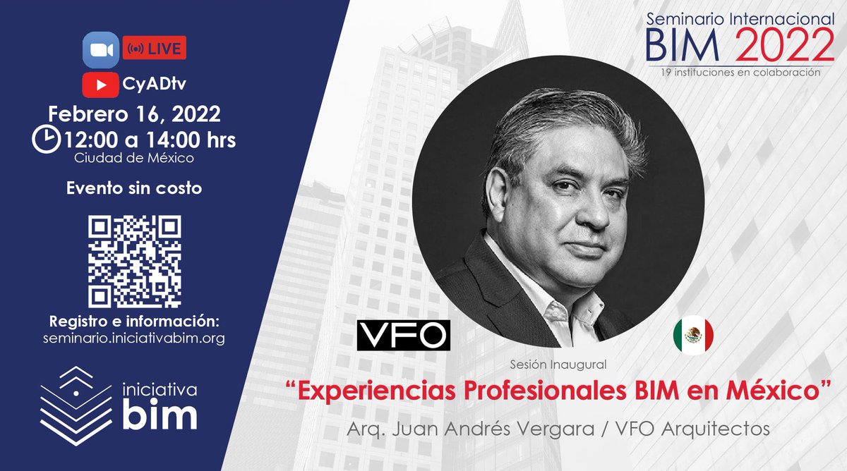 _acpodcast_'s tweet photo. Puedes seguir la transmisión desde la siguiente liga: 

https://t.co/ZDXUbR3K24

@AdmonTec_Diseno #IniciativaBIM https://t.co/QBIA2YnLIP