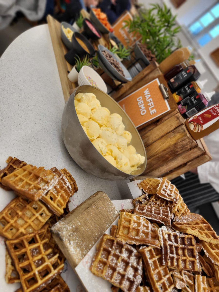 HHatWBSchool's tweet image. Awesome waffle demo for lunch today @WestBuckland! 
Massive thanks to @HHGchambers, @ncooper1987, @andyholderHH and the whole team for making it happen! 👍