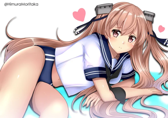 ✨ジョンストンちゃん(セーラーブルマver)✨
困り顔でこちらを見つめてる・・・・ 