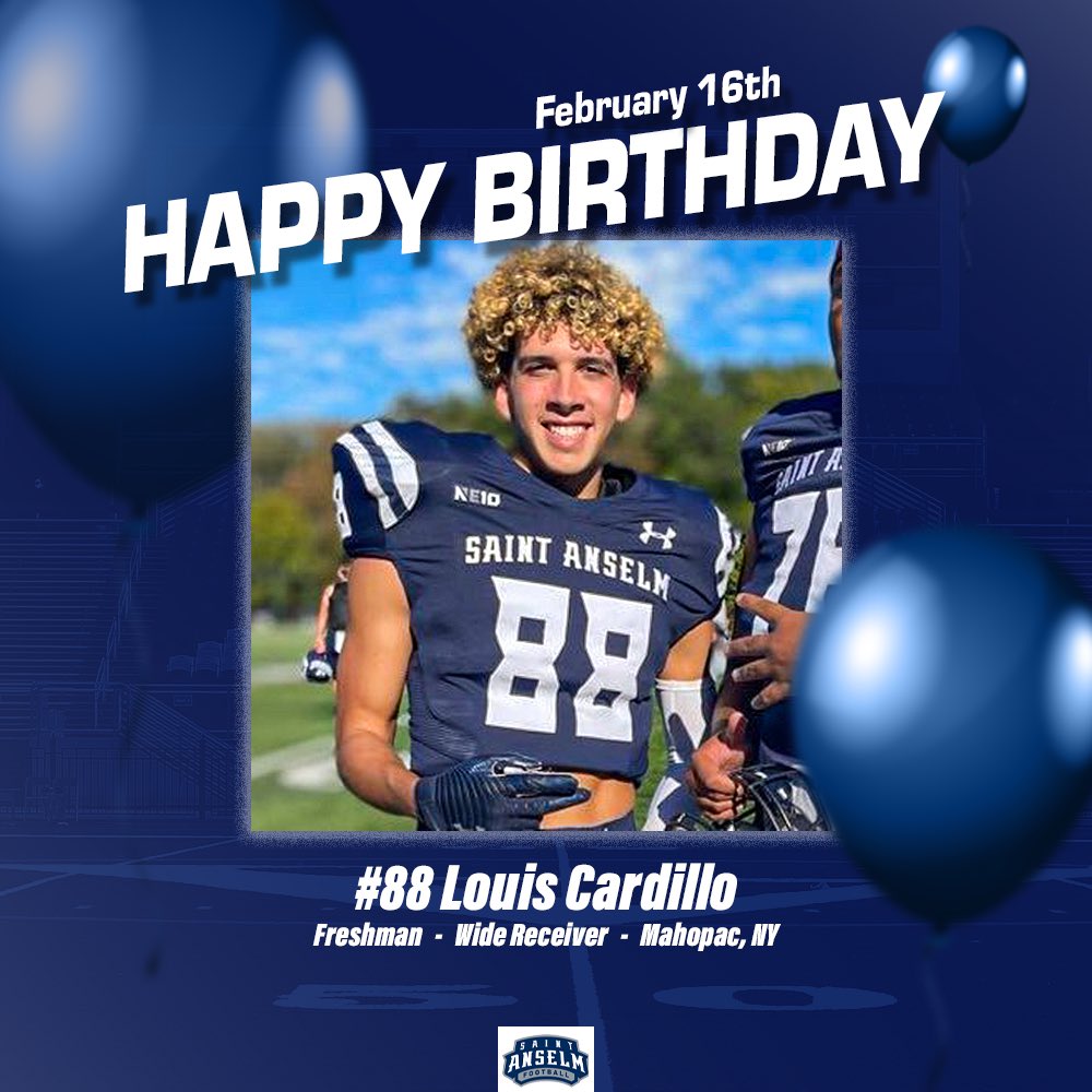 Happy Birthday to Freshman WR Louis Cardillo! #BCM #ALLGAS