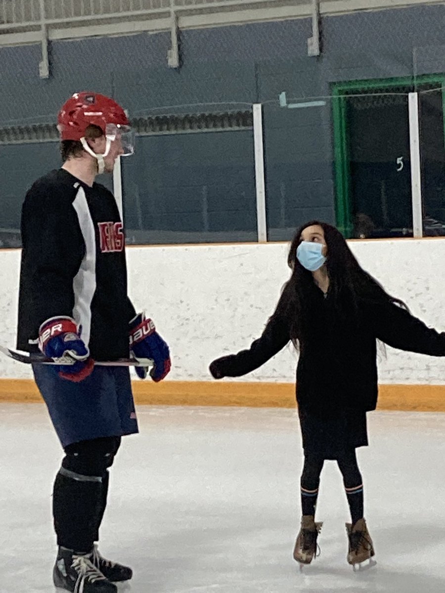MaccallumBushES's tweet photo. It was a great day to visit the ice arena for all things Olympics! Hockey, curling and ice skating. 
Bonus skating with the Rebels made our day. 
@Jamestownrebels 
@NorthwestArena https://t.co/LCurPpOcj5