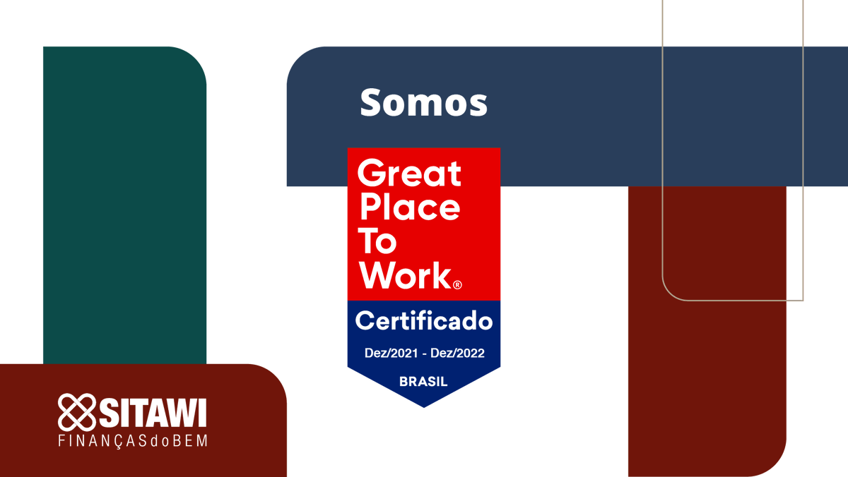 Somos Great Place To Work! 🚀 Em 2021, avaliamos a qualidade de nosso ambiente de trabalho através da pesquisa #GPTW. Com adesão de 87% e índice de satisfação acima de 80%, garantimos a certificação como um excelente lugar para trabalhar. 📰 Saiba mais: bit.ly/3sB0NKY