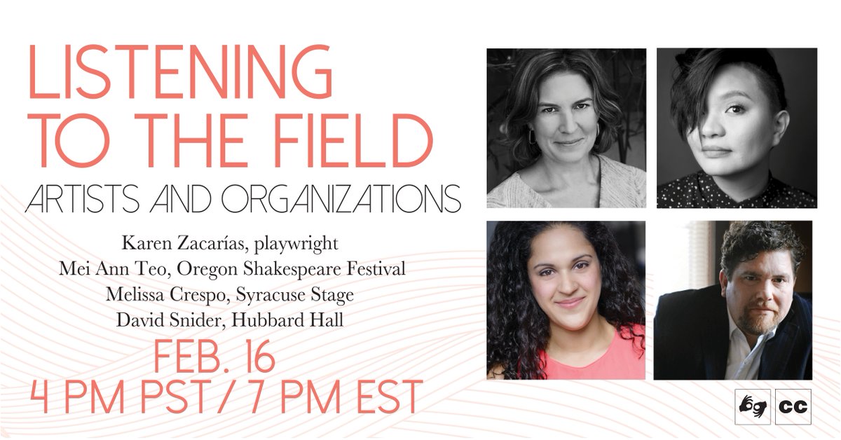 Don’t miss out! Join us tonight for a free discussion of how artists and organizations authentically collaborate, facilitated by David Andrew Snider. Listening to the Field: Artists and Arts Leaders Discuss What’s Happened and What’s Next.

hubbardhall.org/spotlight-2-2-….