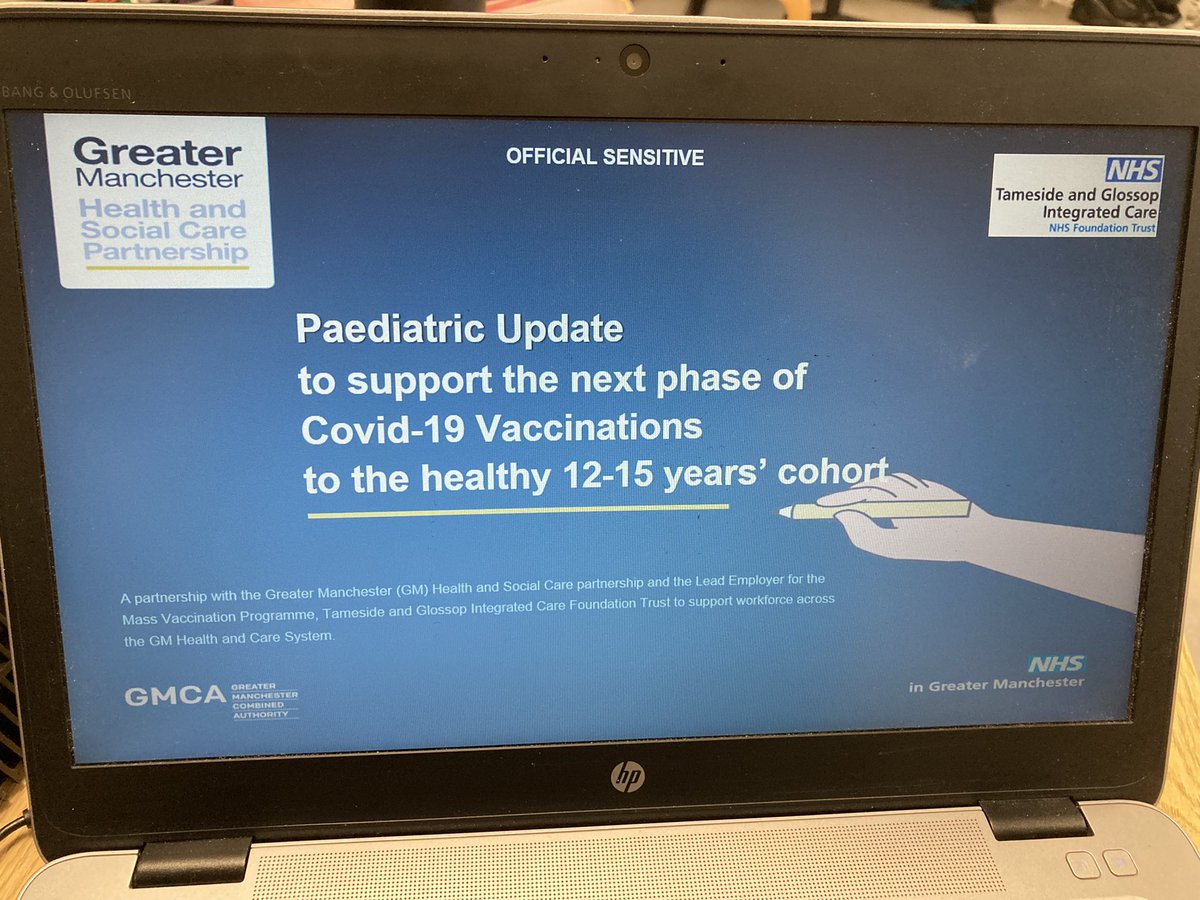 Another fantastic webinar for GM vaccination workforce - great collaboration with GM Workforce bureau I have enjoyed delivering every session 🤩 over 550 staff up-skilled  and confident #collaboration #learning