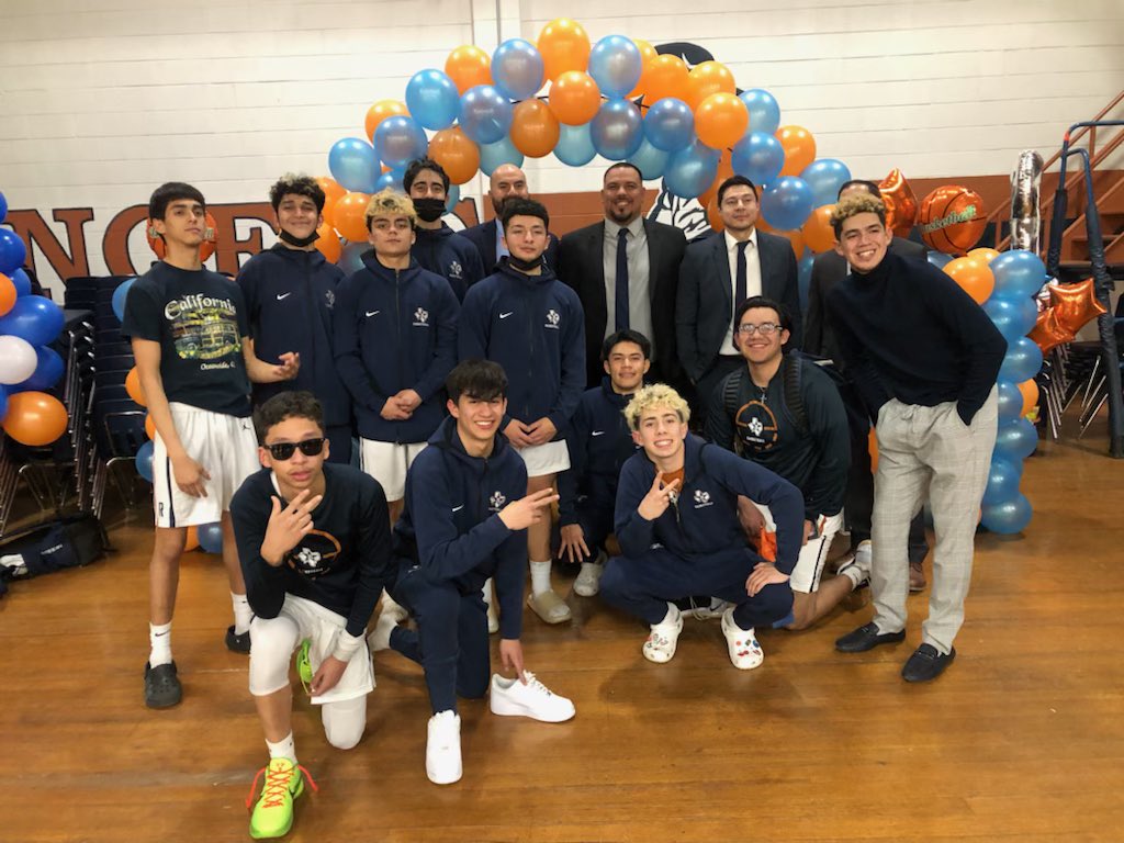 cisxco10's tweet photo. Sad to see the season come to an end, but forever grateful of the bonds we created. @RangerBBall @CMBJJBSLB #riverside4ever https://t.co/8r7Vq10Aob