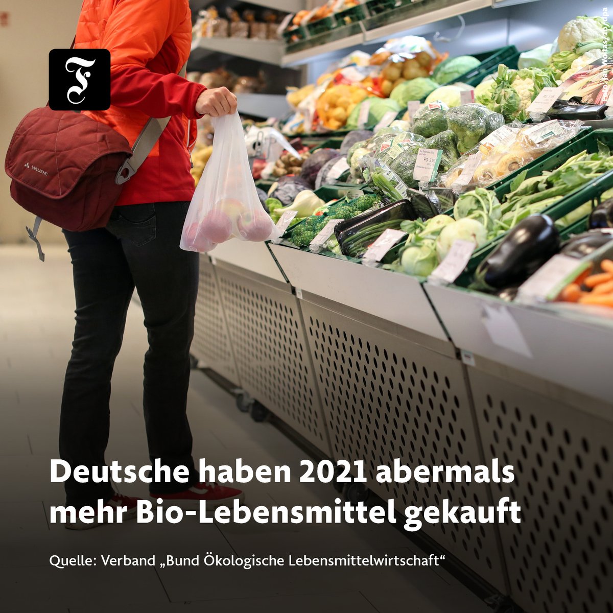 faznet's tweet photo. Bio-Produkte erzielten im vergangenen Jahr einen Umsatz von fast 16 Milliarden Euro. Am gesamten Lebensmittelmarkt beträgt der #Bio-Anteil jedoch nur knapp 7 Prozent. https://t.co/ydPLGGRoZB https://t.co/xtvRTSLSxd