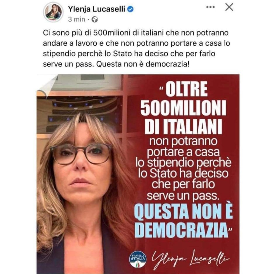 LegaPokemon's tweet photo. Ci sono più di 500milioni di italiani che votano Fratelli d'Italia https://t.co/QRJaCSPqAj