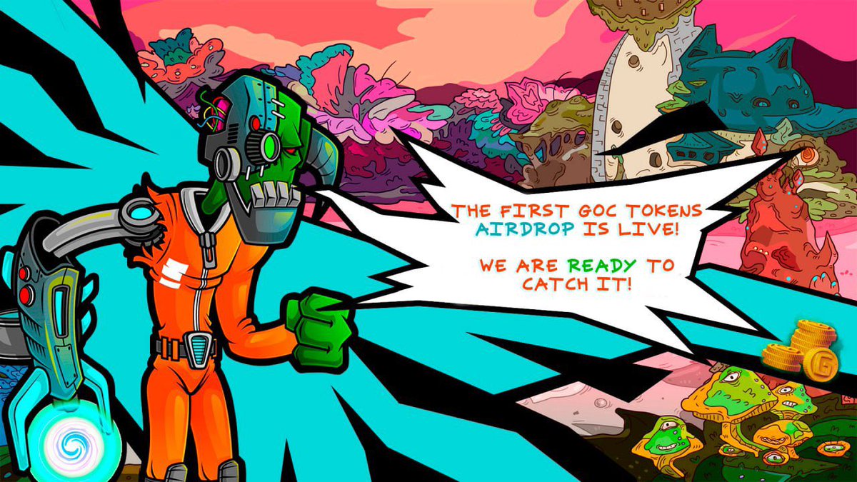 Whoa! Hello! 
We remind you that the GoC tokens Airdrop by GALAXY OF CRIME is LIVE! ♨️

How to join and where to learn the rules?  
More info is  👉🏻👉🏻 t.me/GoCGamesAnnoun… 👈🏻👈🏻

💯 Who hasn't unpacked their packs yet? It's time to do it! We invite everyone, everyone, everyone!