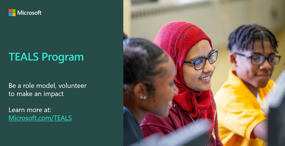 Are you a tech professional looking for a way to give back to the community?
Volunteer to support high school teachers in New York and work with students who otherwise may not have the opportunity to learn #ComputerScience.
Learn more &amp; apply at microsoft.com/en-us/teals/vo…