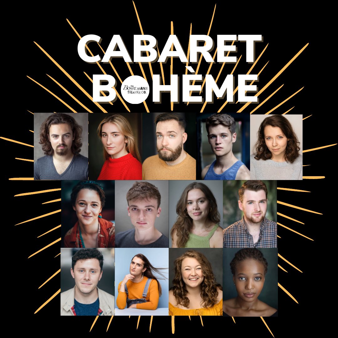 🚨 LINE-UP ANNOUNCEMENT 🚨

Introducing to you our cast of Cabaret Bohème 2022! 👏

Wednesday, 23rd February at <a href="/TheUnionTheatre/">The Union Theatre</a> at 7.30pm. 

Book your tickets here: 

uniontheatre.biz/cabaret-boheme…