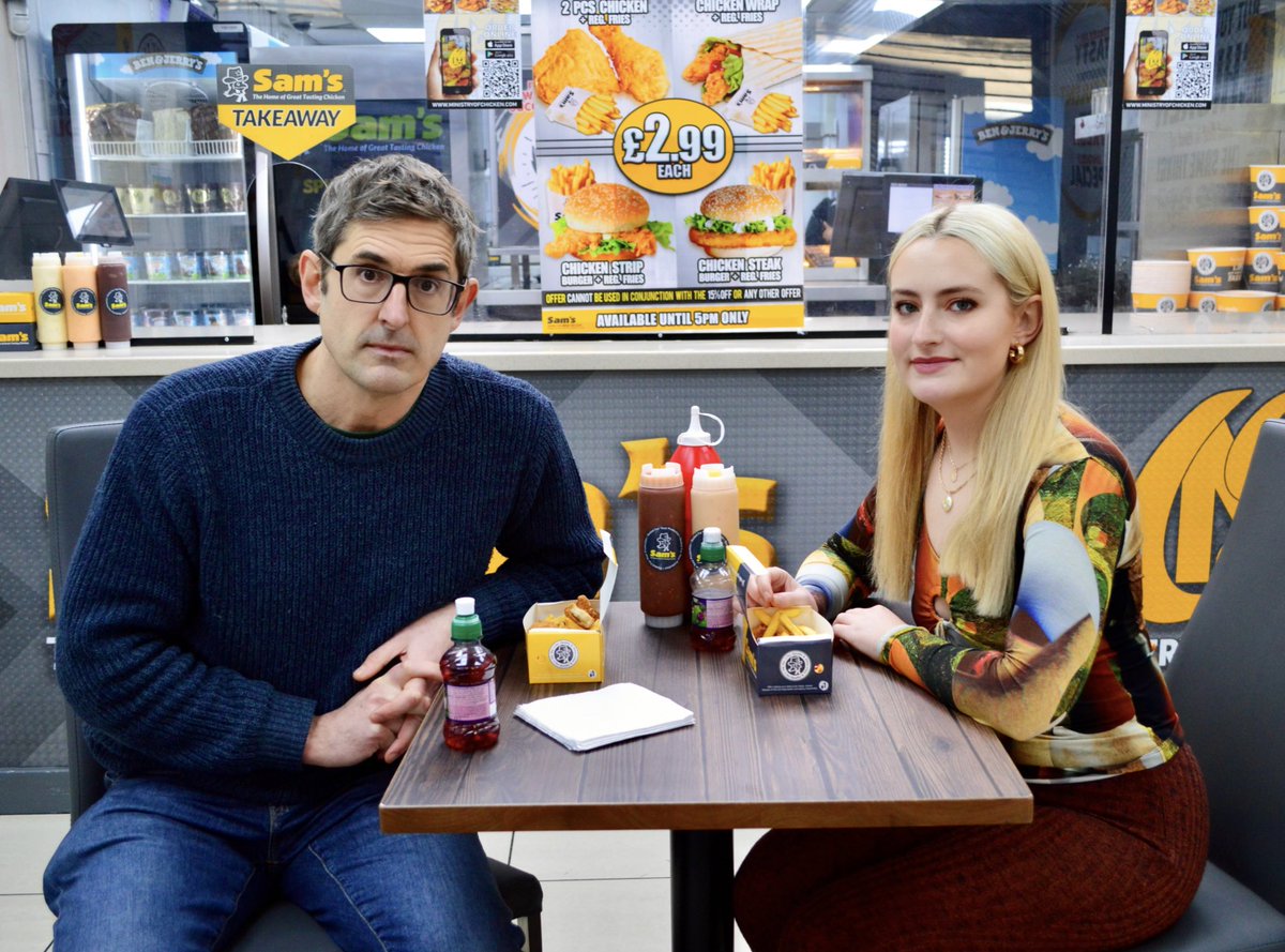 They say you should never meet your heroes…but he just had to!! My date with the one and only @louistheroux is out this Friday and I cannot believe it.