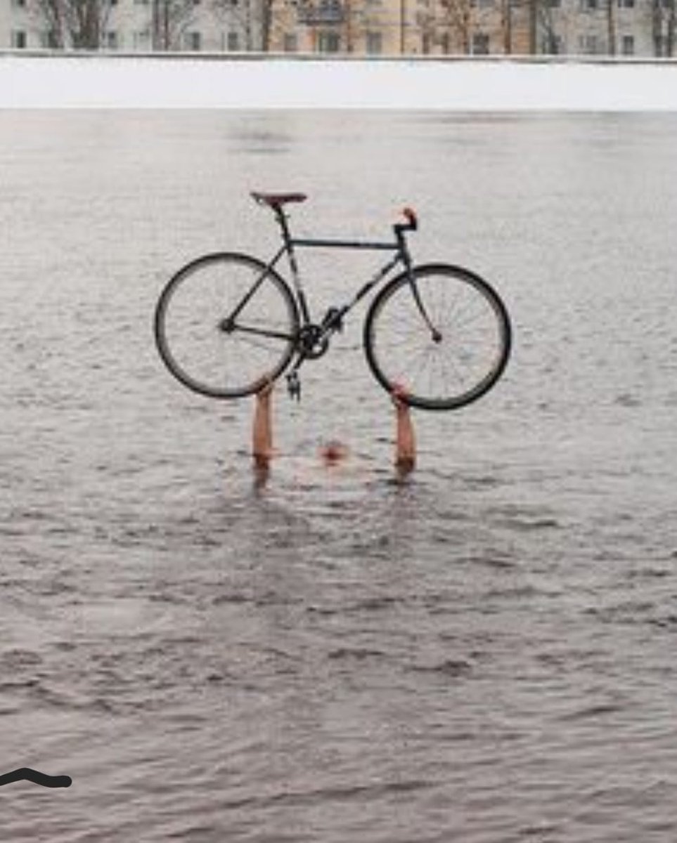 StuontheBike's tweet photo. Tonight's cycle home with thanks to storm Dudley
#Rideoutside https://t.co/lxExrH4VdM