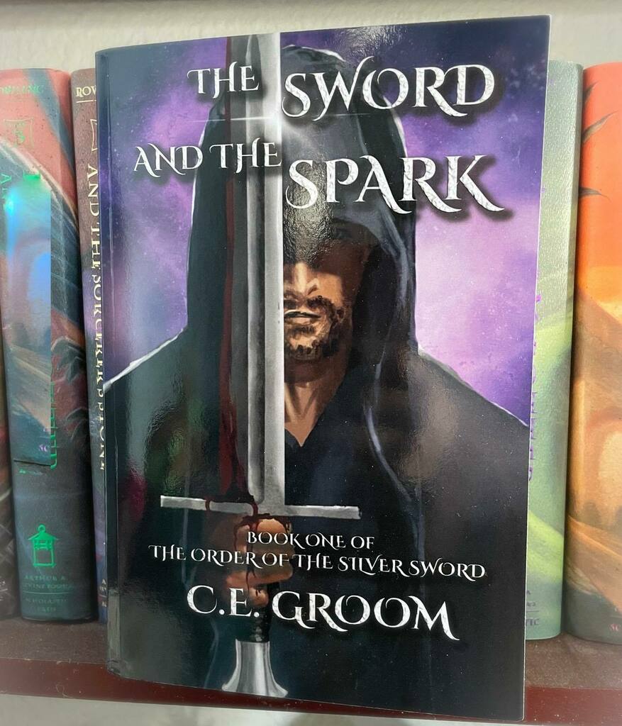 SkywalkingPod's tweet photo. Our friend @groomiec wrote a book!!! 📕 We are amazed by this accomplishment, and so excited to dive in. The dust jacket reads: In this #shakespeare inspired tale of betrayal and murder, one man’s heroic quest becomes a battle for the soul of an empir… https://t.co/DlcIRCAUZi https://t.co/g1TEvX7Wta