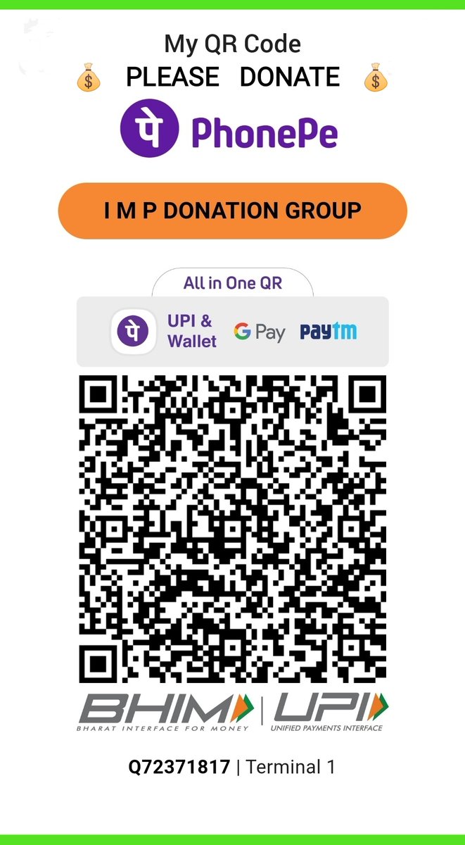 Online donation please donate