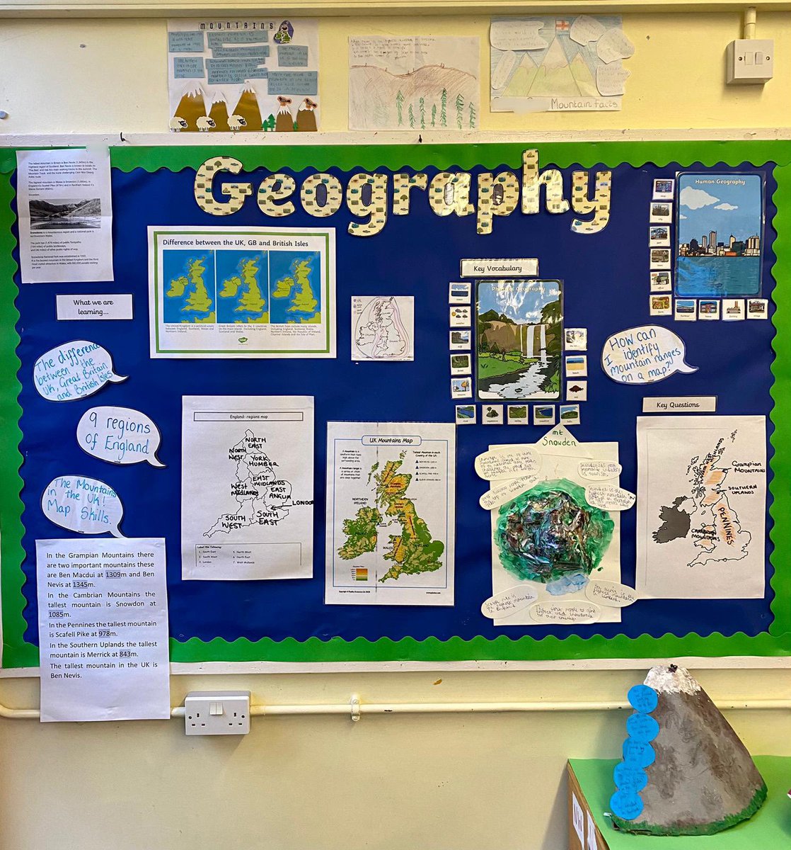 StClementsWA7's tweet photo. Year 3 have loved their geography topic of βRegions and Mountains in the U.Kβ this half term! They have brushed up on their mapping skills and done a fantastic job researching the highest peaks! #wearegeographers #osmapping #digimaps https://t.co/XpHUJK8USq