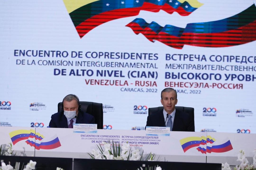 mippci_ven's tweet photo. 📢¡𝐀𝐬í 𝐥𝐨 𝐃𝐢𝐣𝐨!  🇻🇪 Vicepresidente Sectorial de Economía @TareckPSUV:   Es Rusia, es el pueblo ruso que se ha solidarizado y garantizado el suministro de medicamentos frente al bloqueo criminal de Estados Unidos. 🇻🇪🤝🇷🇺
 #37AñosYTuCantoSigueVivo https://t.co/uEuPzHgPl7