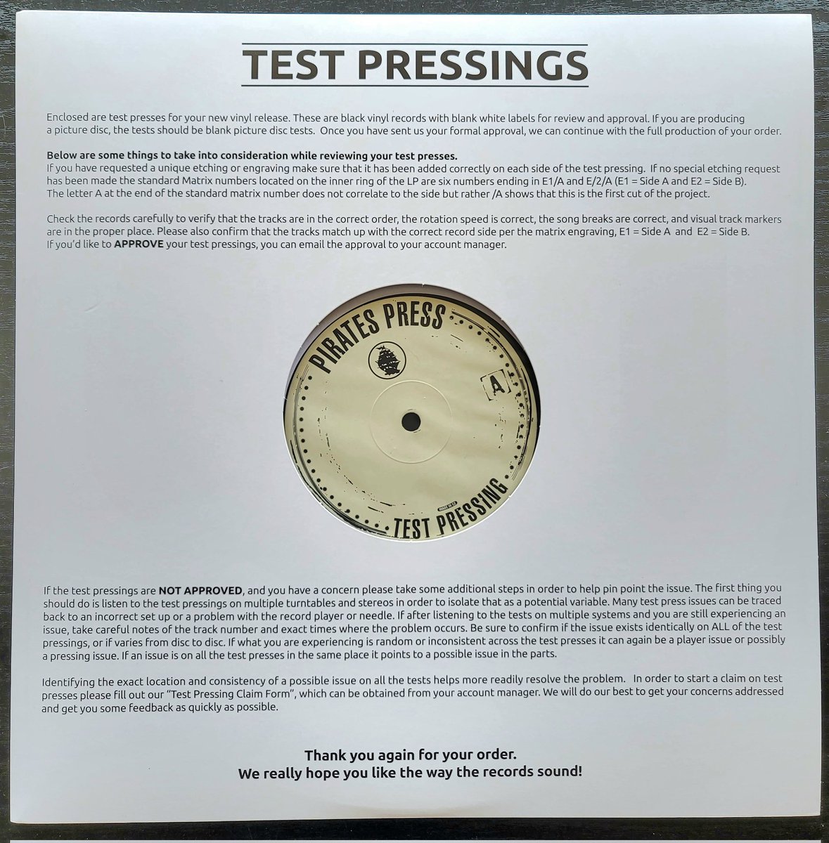 PohgohFL's tweet image. Well, well, well.... look what we have here. 
.
.
#testpressing #testpress #vinyl #indierecordlabel #indie #emo