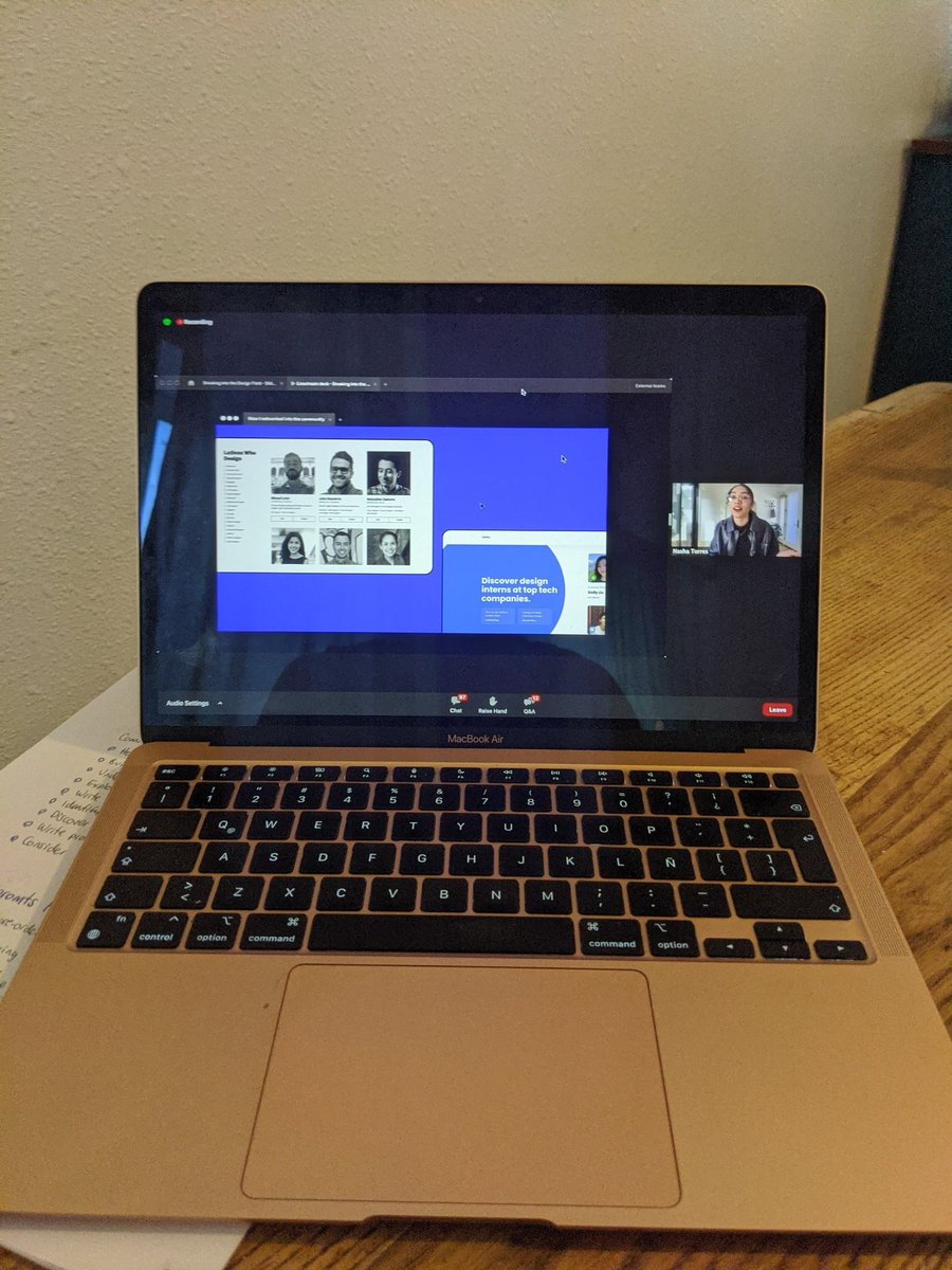 ThisisRodrigoP's tweet photo. "Make yourself discoverable, put yourself out there. Reach out" 

Nasha Torres dropping knowledge on the @figma #Design panel. Breaking into the design field https://t.co/tUUajMaihi
