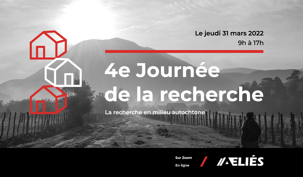 AssoAELIES's tweet photo. [JOURNÉE DE LA RECHERCHE]🔍
La 4e édition est de retour le 31 mars 2022! 
Cette année, la recherche universitaire en milieu autochtone est à l'honneur! 
Prix : Bourse de 500$ pour le 2e cycle et bourse pour le 3e cycle. 
Date limite: 15 mars
DÉTAILS: https://t.co/noPi21bzfJ https://t.co/jCEg5diiPa