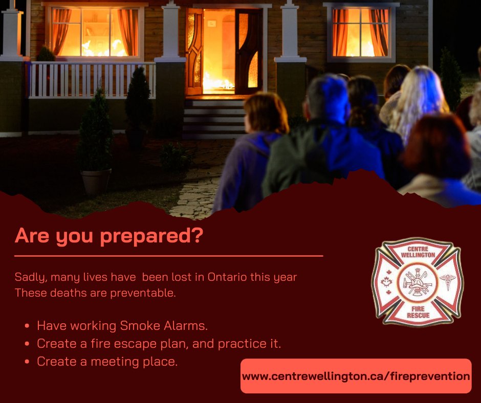 CentrWellington's tweet photo. Working Smoke Alarms save lives.
⬇️
#CWFire
#Areyouprepared? https://t.co/Q0yK2w693A