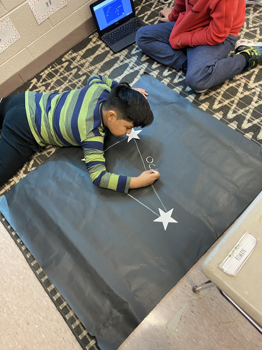 ses_cubs's tweet photo. They say love is written in the stars, but our third graders know that it’s really constellations! Our third graders are enjoying their Amplify Astronomy Unit 7. ✨⭐️🌠☄️#buildinglifelonglearners #SISfamily #ELA #CKLA https://t.co/tAI2FSKvjc