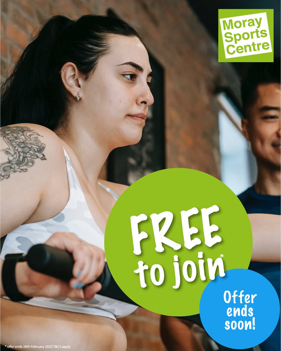 Free to Join Feb!⚡

Having regrets about not taking advantage of our January membership offers? Not to worry…We’re giving you Memberships with 𝐍𝐨 𝐉𝐨𝐢𝐧𝐢𝐧𝐠 𝐅𝐞𝐞 for the rest of February!

Visit our website bit.ly/3kximaS or call 01343 610 670 to find out more!