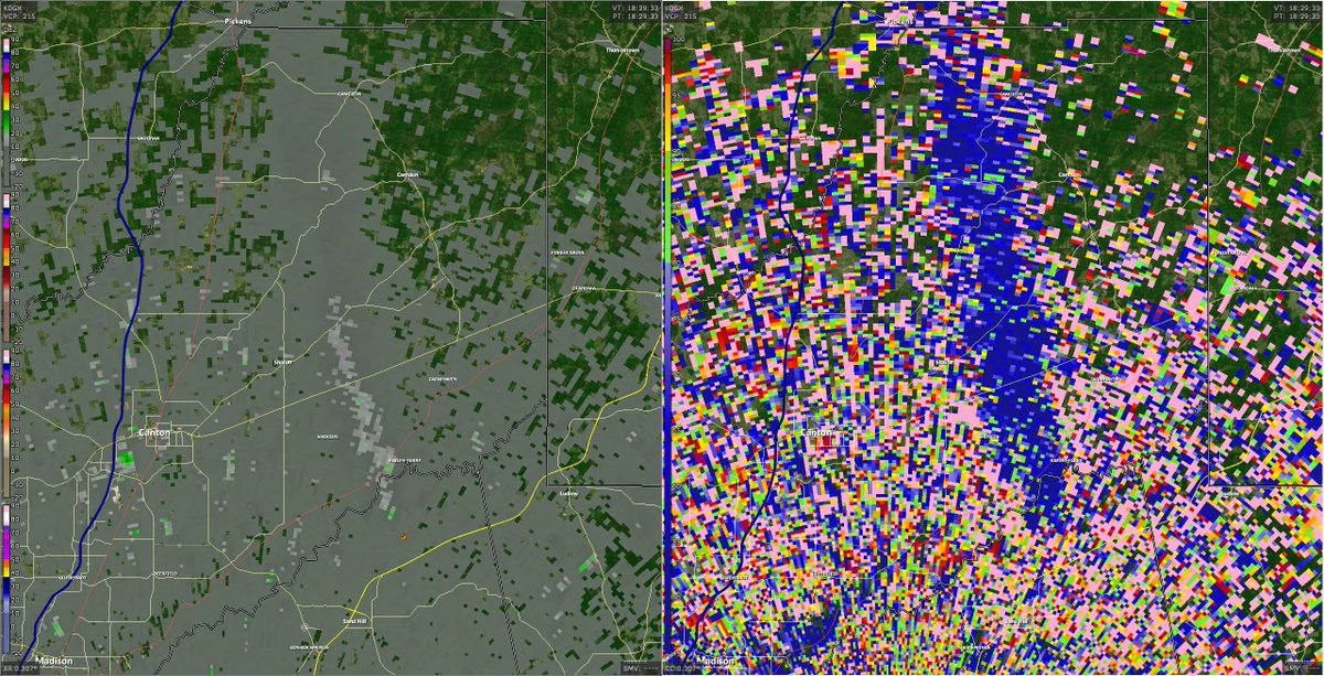 NWSJacksonMS's tweet image. Due to windy and dry ground conditions, wildfires remain a big concern today. Our radar is currently detecting smoke from a wildfire in northeast Rankin Co near the Pearl River. As of this morning, this wildfire was up to 1000 acres in size. Other wildfires are still ongoing.