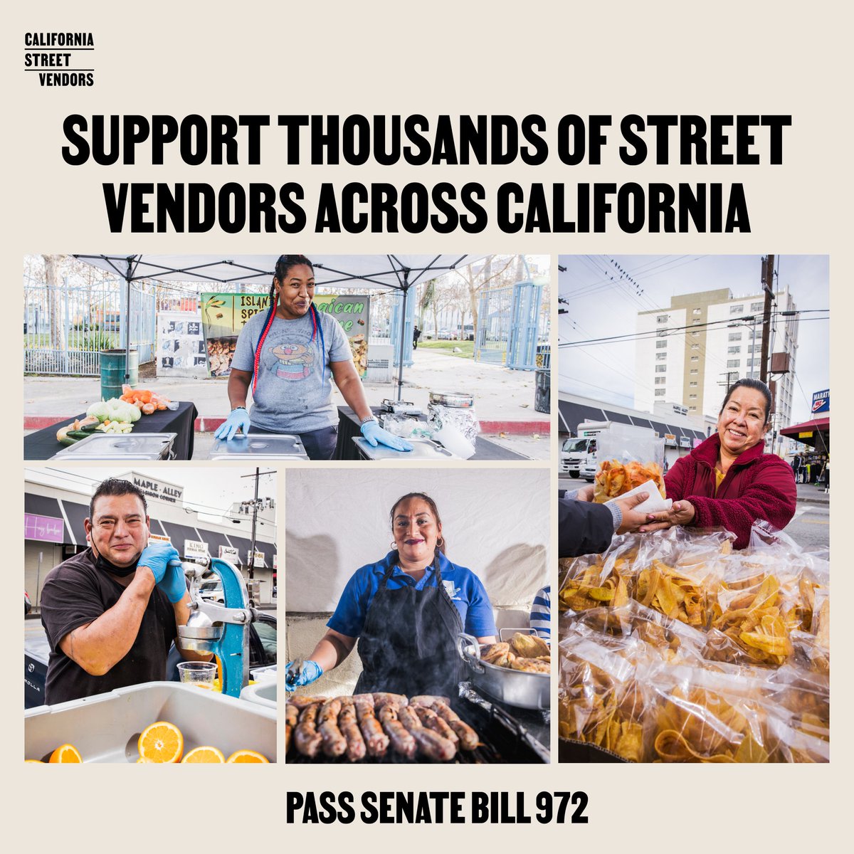 California Street Vendors (@castreetvendors) on Twitter photo #SB972 – just introduced by <a href="/SenGonzalez33/">Senator Lena Gonzalez</a> – who represents part of LA – would help thousands of vendors like Marta Avila, a 🌮 vendor from the SFV: "It has been stressful attempting to navigate a process that isn’t helpful. I already have my business license, and I would like #SB972 – just introduced by <a href="/SenGonzalez33/">Senator Lena Gonzalez</a> – who represents part of LA – would help thousands of vendors like Marta Avila, a 🌮 vendor from the SFV: "It has been stressful attempting to navigate a process that isn’t helpful. I already have my business license, and I would like