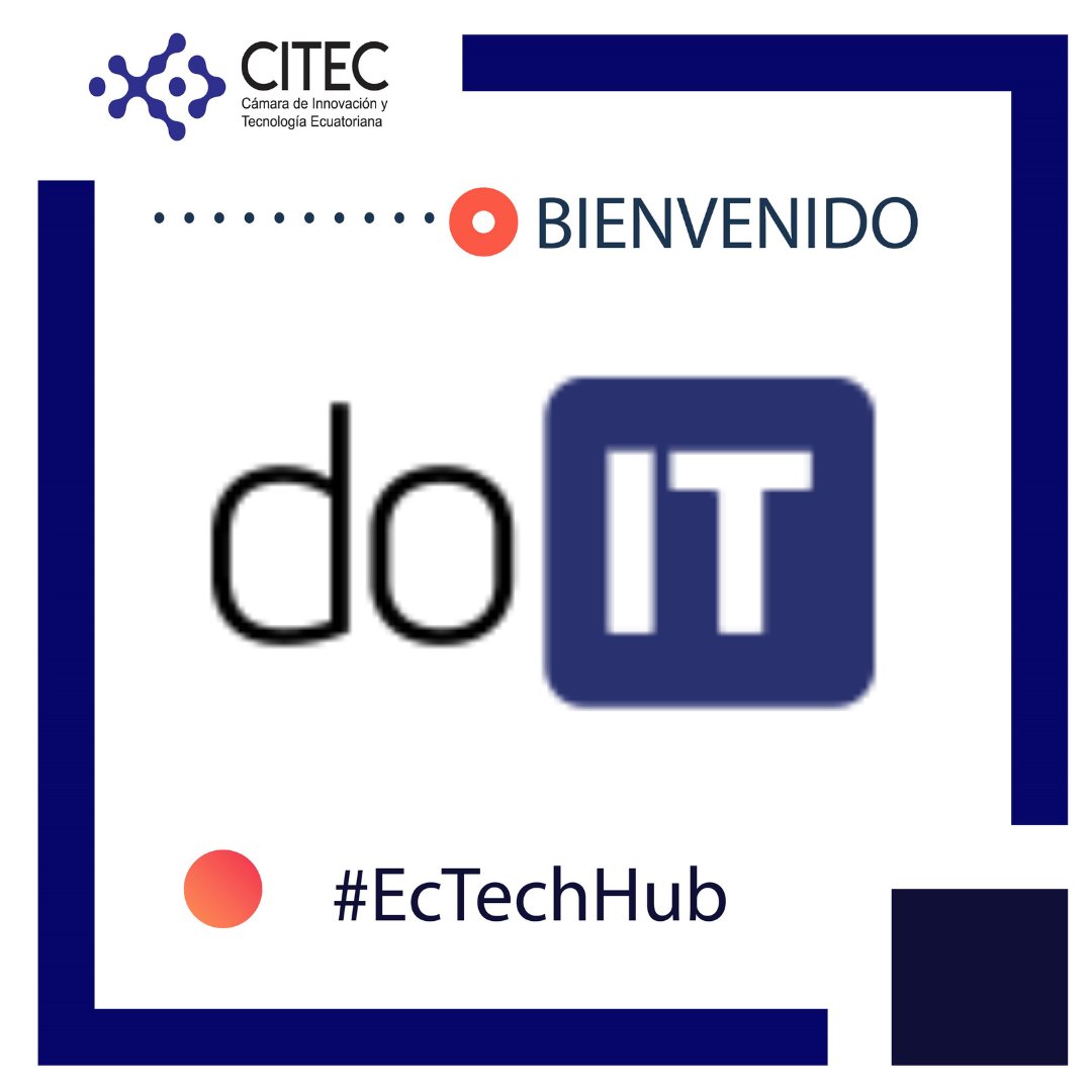 CITECec's tweet photo. ¡La CITEC sigue creciendo en representación del #EcTechHub! Es un gusto para nosotros dar la bienvenida nuestro gremio y presentarles a estas nuevas empresas: @technology_INT , @Soutec_Latam y @doITInnovations ¡Bienvenidos! 👏👏👏 https://t.co/yuF1magPh1