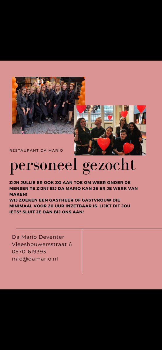 Damariodeventer's tweet photo. #damariodeventer #horeca https://t.co/SnrXCvK6zS