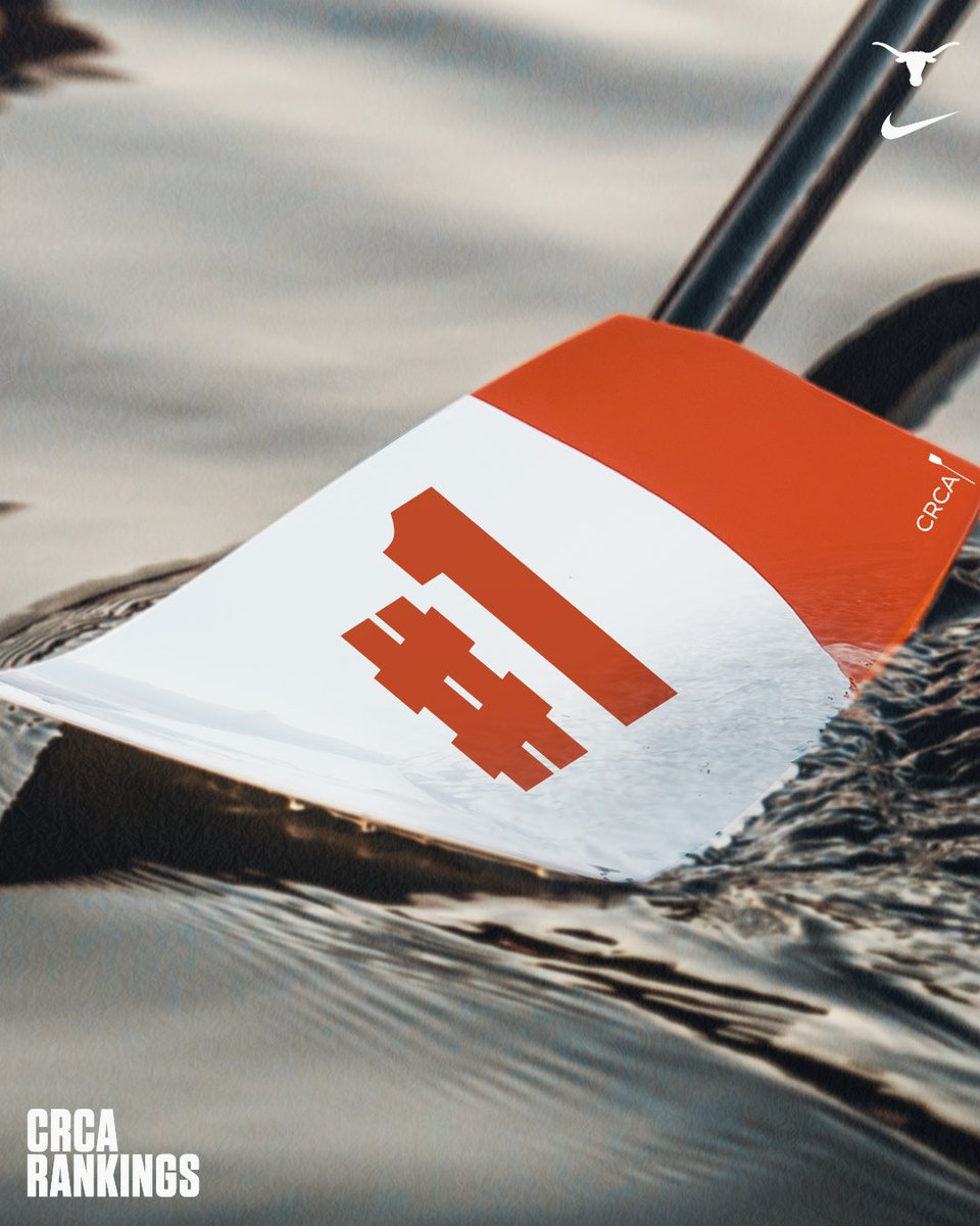 TexasRowing's tweet photo. Horns on top. 🤘

We’re No. 1️⃣ in the Pocock CRCA preseason poll 🔥

#HereComesTexas | #HookEm 🤘 https://t.co/zFQa9DGJXA
