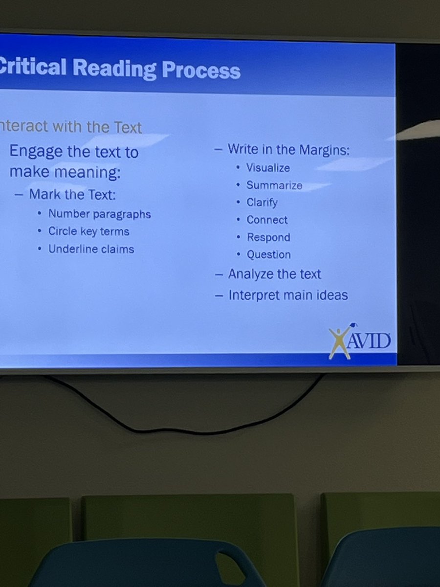 ceciliamewa's tweet photo. It is fun to do what your students get to do in the #Avid elective class #Markingthetext #preparingforaSocraticSeminar #analyzingthetext #Avidworkshop @BusseyAVID @AVIDjeanie @Bussey_Owlets https://t.co/egqOjGowgd
