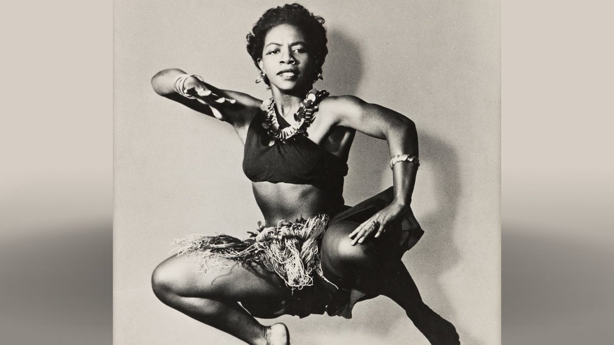 TheaBarnesLF's tweet photo. Pearl Primus brought the history and struggles of African Americans into the public eye. Strange Fruits” is an example. Follow the link to view this pivotal work. Primus understood the relationship between research, academics, and the performing arts.#TBFL
https://t.co/8lrD5iwuyu https://t.co/zeGjk7vS2K